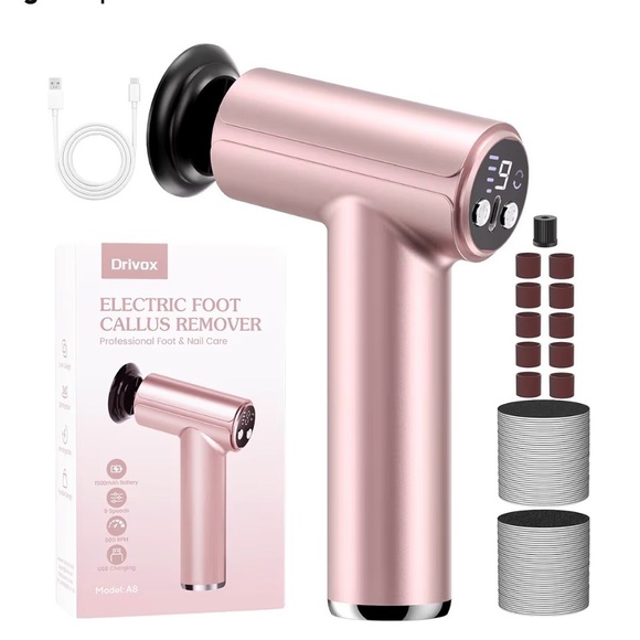 Electric Foot Callus Remover 2 in 1 Rechargeable - Picture 4 of 11